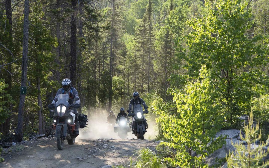 Wild Quebec on an Adventure Motorcycle